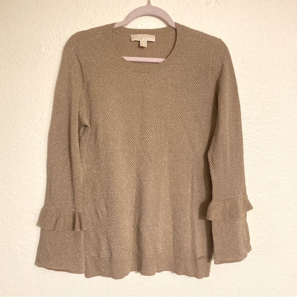 Michael Michael Kors metallic tan sweater